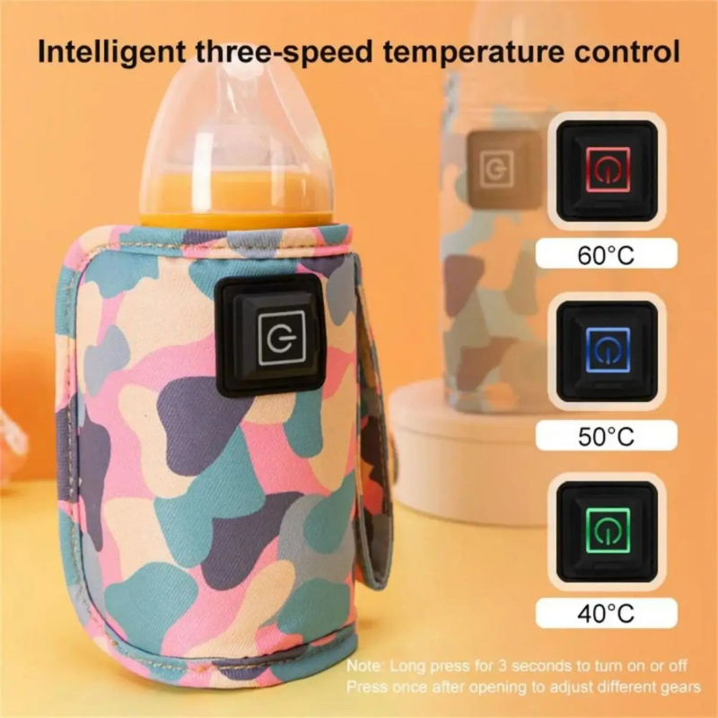 Baby Food For Travelling - USB Melkwaterverwarmer Reiswagen Geïsoleerde tas Babyvoedingsflesverwarmer