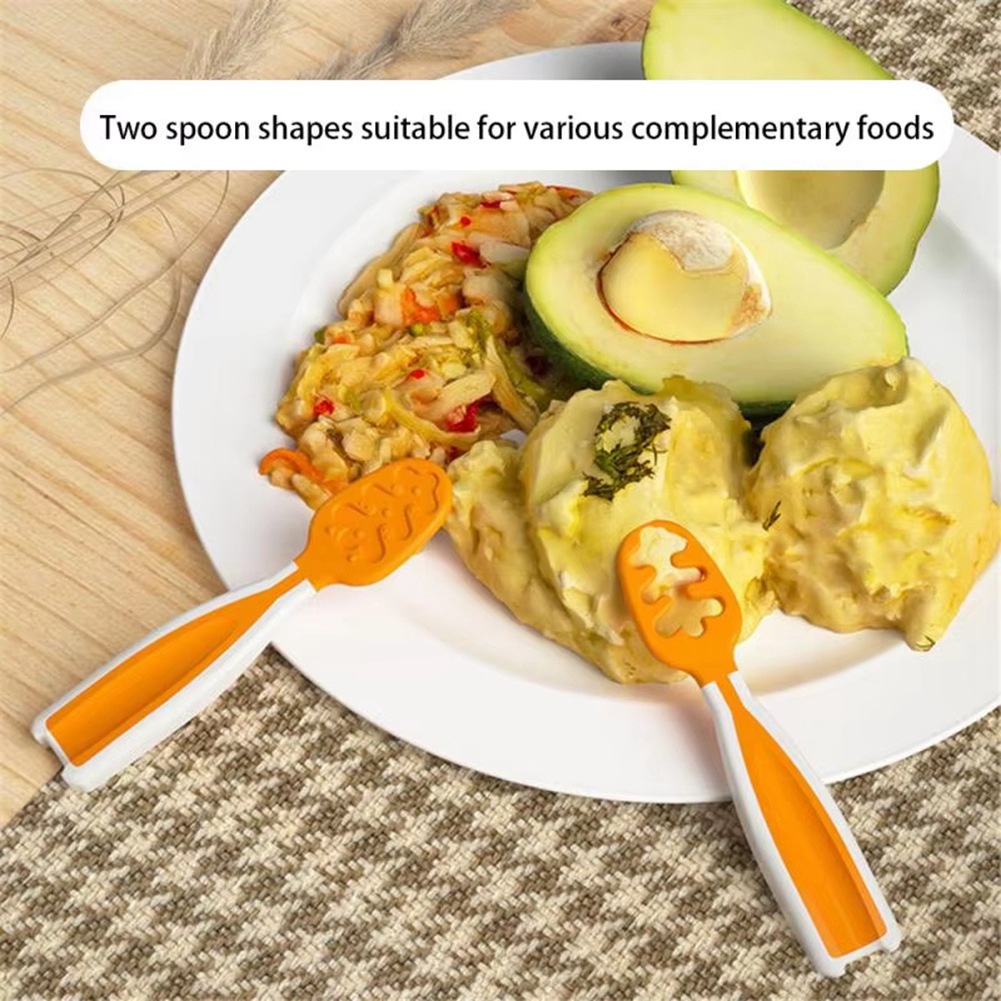 Baby Food For 6 Months - ABGG-Baby zelfvoedende lepelset, flexibele bijtlepels, ideaal