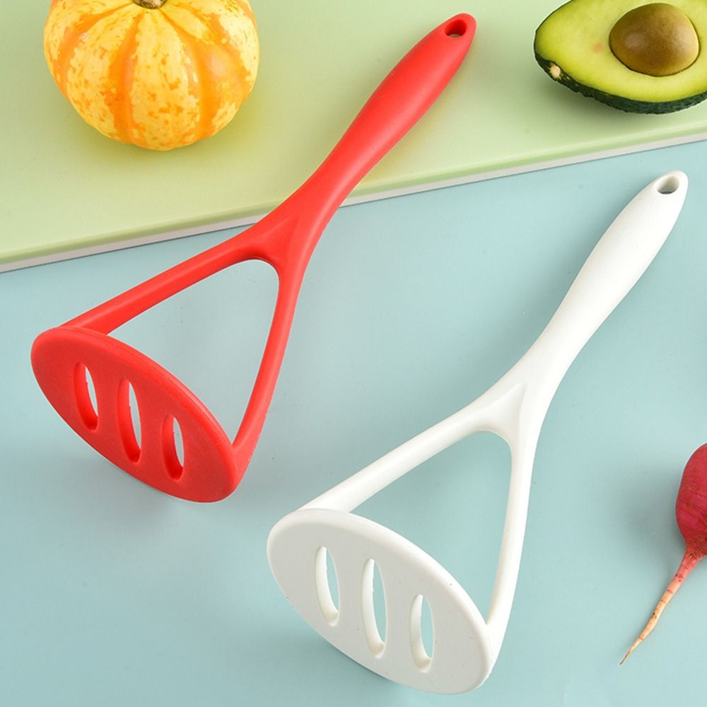 Baby Food Avocado - Voedselveilige siliconen aardappelstamper, krasvrije handmatige avocado-pureeknijper,
