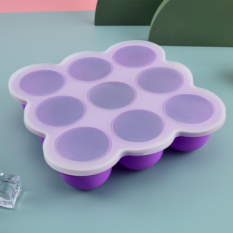 Baby Food Tray - Babyvoeding siliconen bakje 9-delige vriesbak met