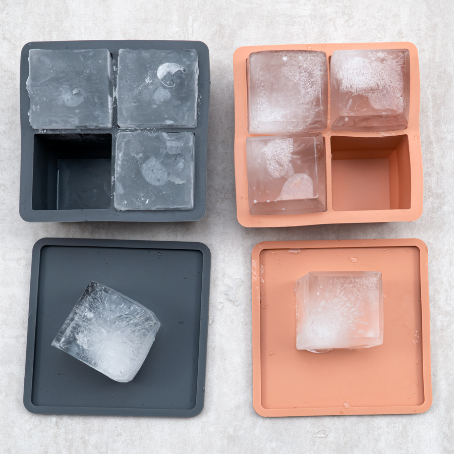Baby Food Tray - Food Grade zachte siliconen vierkante ijsbakvorm