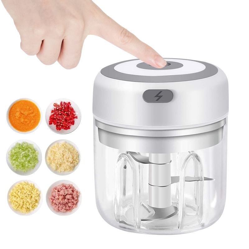 Baby Food Ingredients - 250ML elektrische knoflookmolen Huishoudelijke multifunctionele vleesmolen