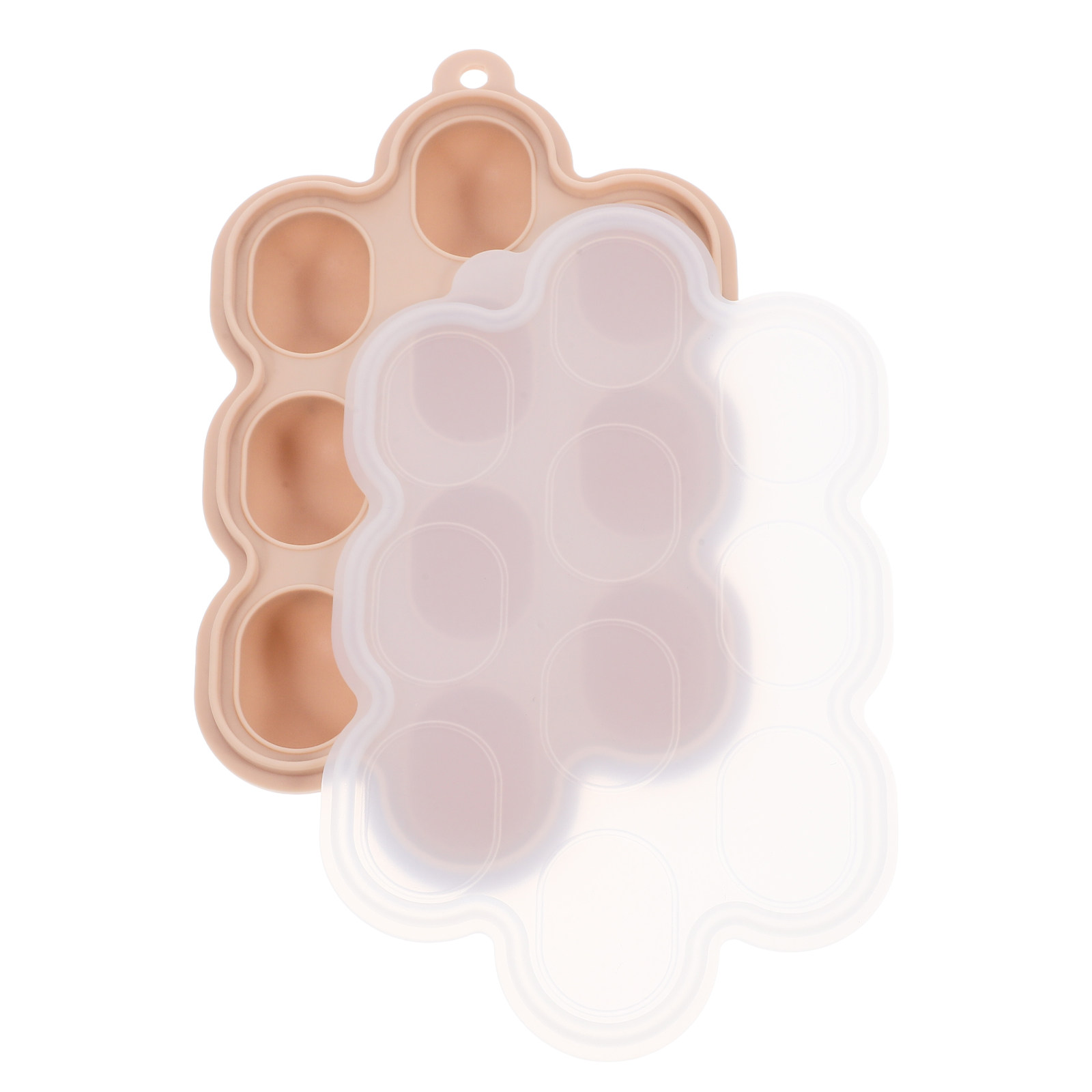 Baby Food Tray - Siliconen opbergbak voor babyvoeding, vriezerbestendig, antiaanbak