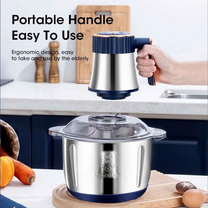 Baby Food Meat - 5L Elektrische Vleesmolen Grote Capaciteit Multifunctionele