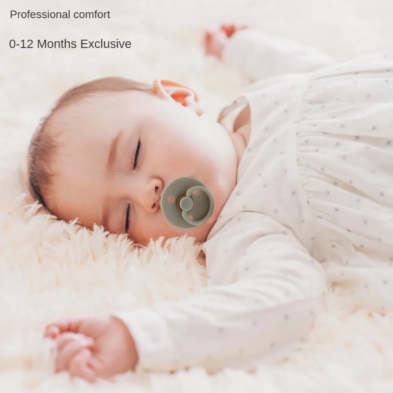 Baby Food Ingredients - Babyfopspenen Tweekleurige ronde kop Platte kop