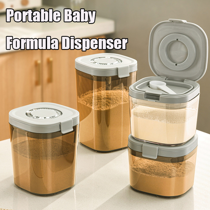 Baby Food For Travelling - Vochtbestendige Opbergdoos Voor Babyvoeding Met Scoop