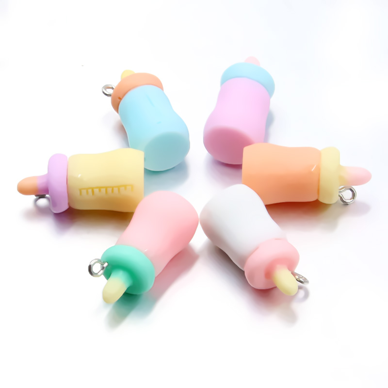 Baby Food Ingredients - 10Pcs 12X26MM 6 Kleur Charms Baby