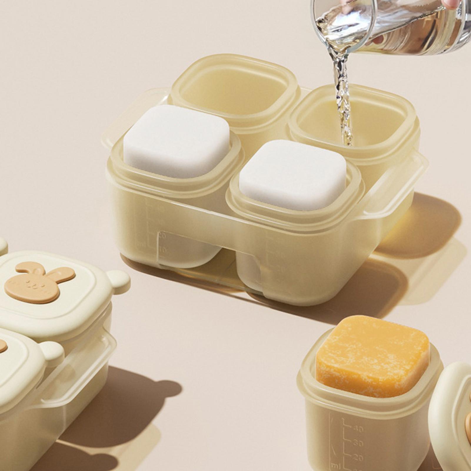 Kubusvormige diepvriesbak voor - Baby Food Tray recensie en prijs