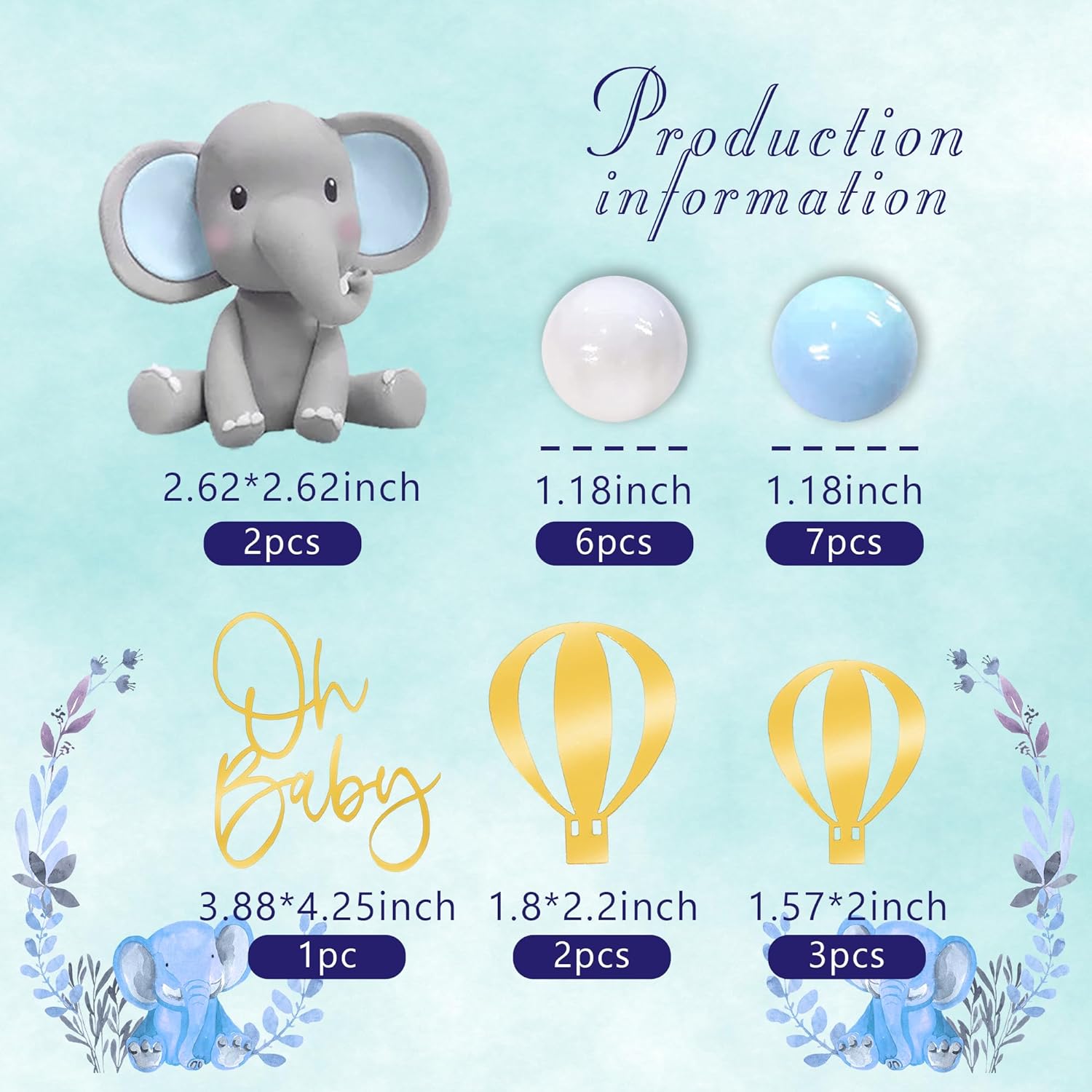 Olifant Taart Decoratie Baby T - Baby Food Ingredients recensie en prijs