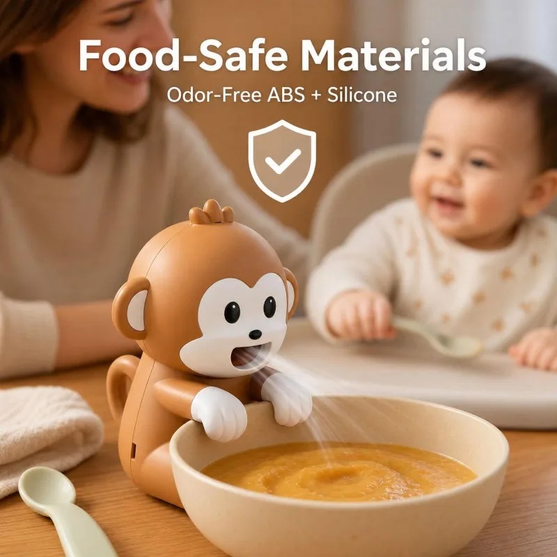 Draagbare aapvormige voedselko - Baby Food For Travelling recensie en prijs