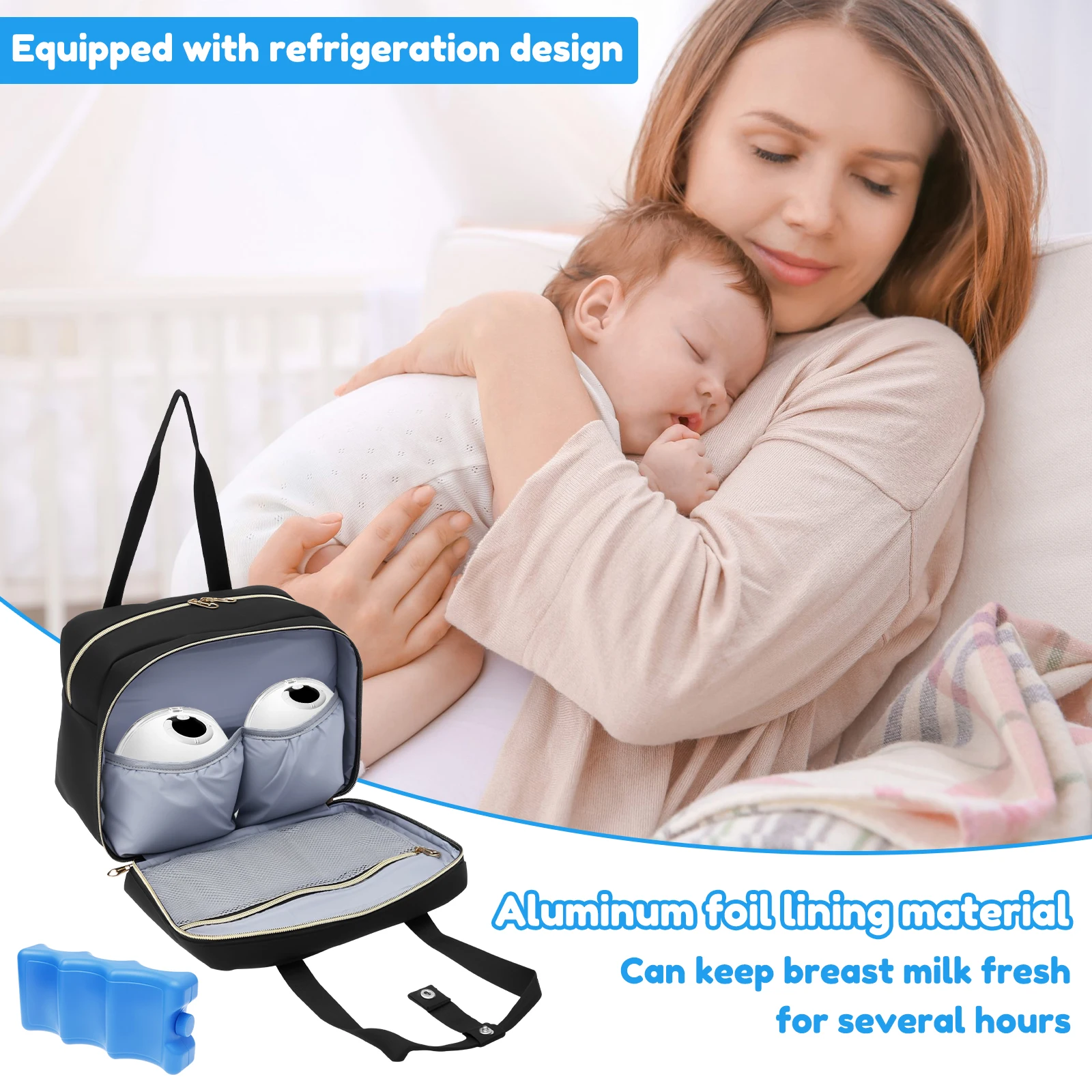 Opbergtas voor borstkolven met - Baby Food For Travelling recensie en prijs