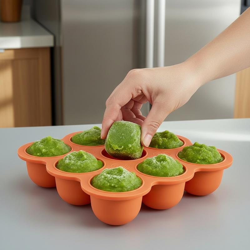 Babyvoeding siliconen bakje 9- - Baby Food Tray recensie en prijs