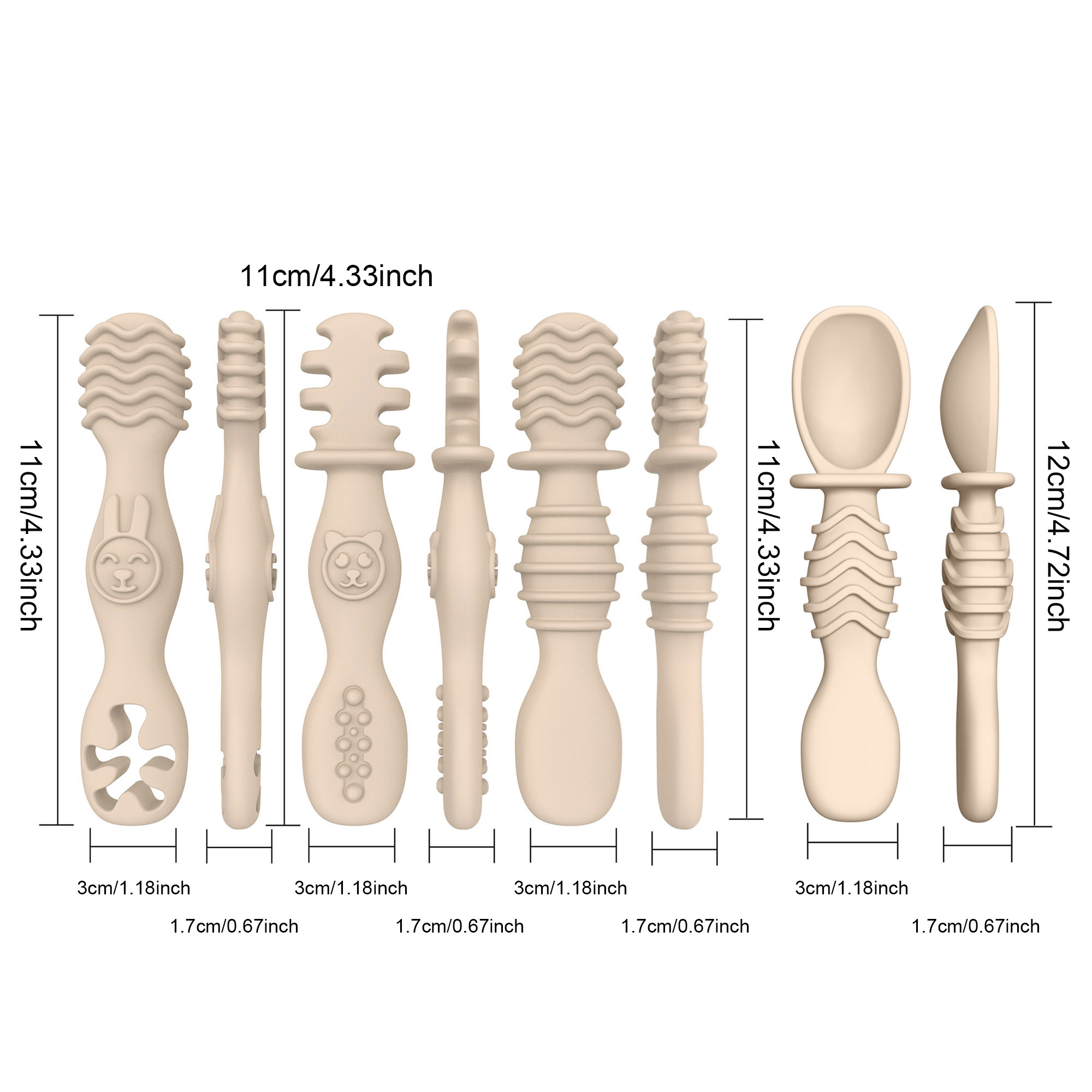 4 stuks siliconen babyvoedingl - Baby Food For 6 Months recensie en prijs